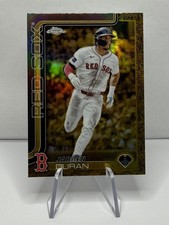 2025 Topps Chrome Gilded Collection Jarren Duran 1/99 Red Sox First on Print!!
