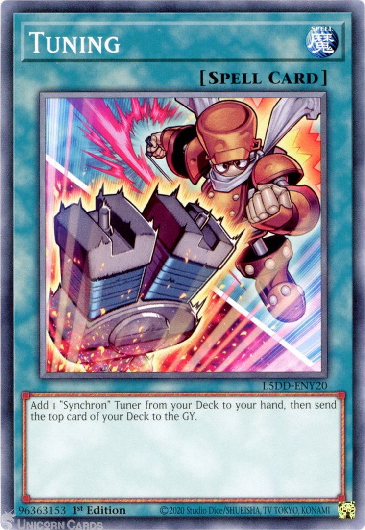 L5DD-ENY20 Tuning Alt Art : Common 1st Edition Mint YuGiOh Card