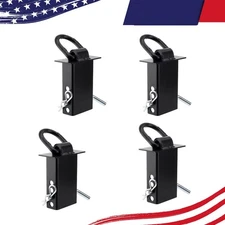 4PCS 16200lbs Trailer Stake Pocket D Ring Tie Downs Fit for Flated Trucks and...