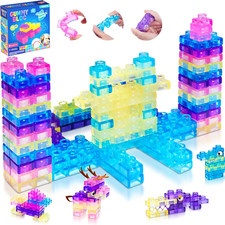 40 PCS Sensory Soft Building Blocks for Toddlers, Kids Montessori Squishy Stacki