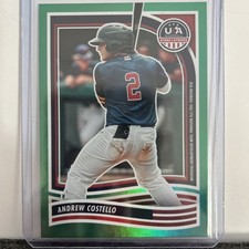 Andrew Costello 2024 Panini Stars & Stripes USA Baseball #194 Green