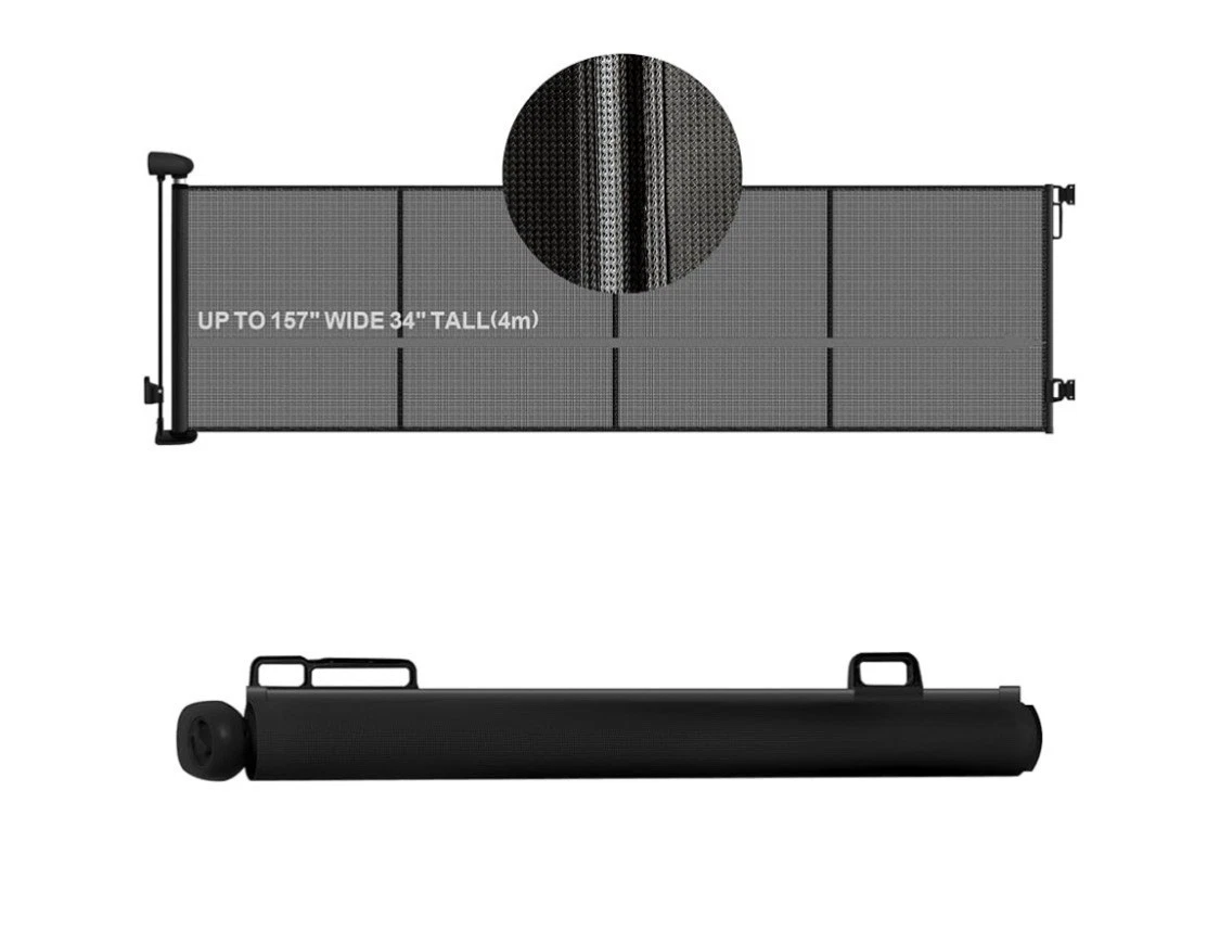 34” By 157” Retractable Baby-Dog Gate Reinforced Strip Design Indoor Outdoor
Opens in a new window o