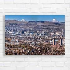 Glasgow City Skyline Canvas Print Large Picture Wall Art