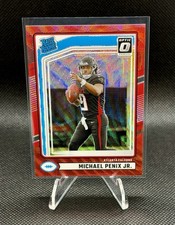 2024 Panini Donruss - Michael Penix Jr. #308 Optic Preview Red Wave Prizm (RC)