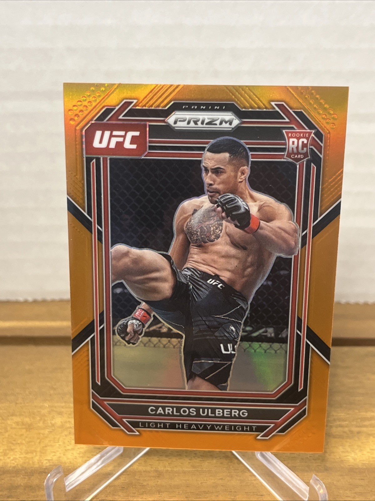 Carlos Ulberg 2023 Panini Prizm Orange /99 Rookie RC #134