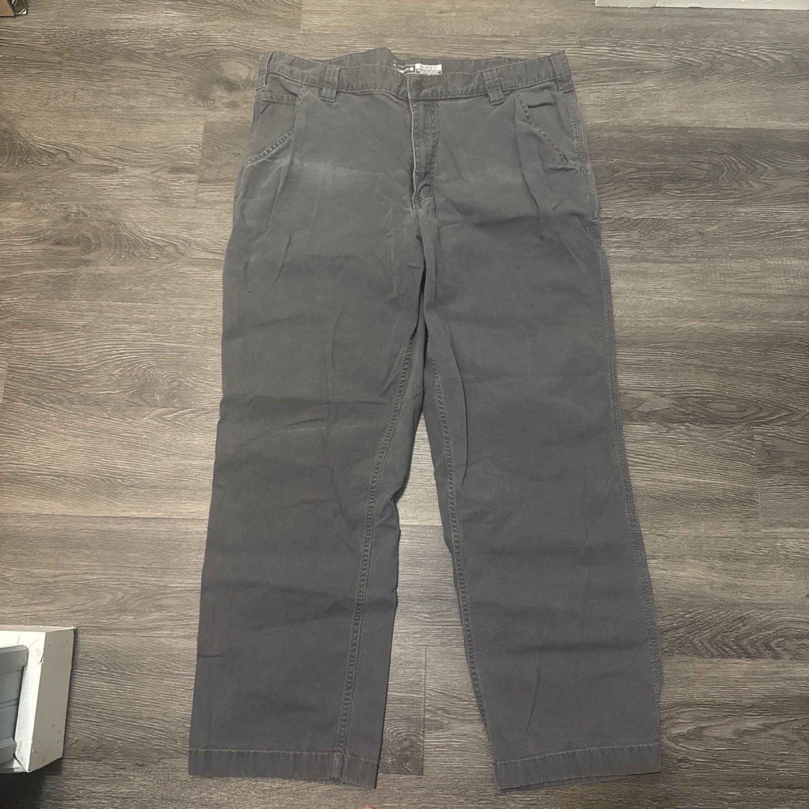 Carhartt Relaxed Fit Canvas Work Pants for Men Size 36 in Faded Gray 102291-039
