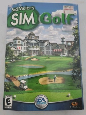 NEW Sid Meier's Sim Golf PC - 2000 EA Games CD-ROM Design Play Sealed