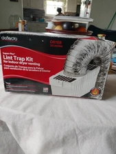 Deflecto LTF Lint Trap Indoor Dryer Vent Durable for Indoor Dryer Venting*F