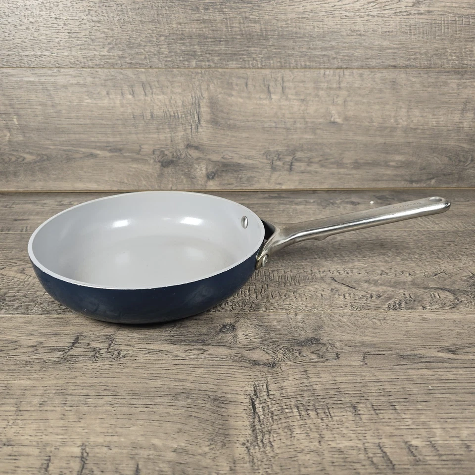 Caraway Ceramic Nonstick 8 Inch & 10 Inch Fry Pan - Dark Blue - Lot Of 2 - Image 2 of 4