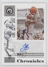 2021-22 Panini Chronicles Draft Picks Rookie Signatures Jordan Burns Auto fm0