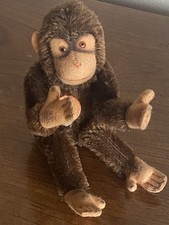 VINTAGE MONKEY MOHAIR STEIFF TOY JOCKO ANTIQUE STEIFF BEAR GERMANY 7 Chest Tag
