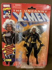Uncanny X-Men Marvel Legends 6 Retro BLACK SUIT STORM Action Figure Box Wear