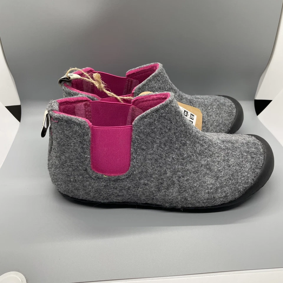 Gumbies Gris Rosa Zapatillas Botas Exterior Australia Interior Exterior EE. UU. W8 / M7 Foto 2 de 4