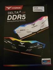 TEAMGROUP T-Force Delta RGB DDR5 Ram 32GB (2x16GB) 6000MHz-Black