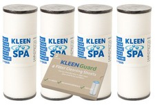 4 x Kleen Spa Hot Tub Filter Arctic Spas Silver Sentinel - Open Core Filter R...