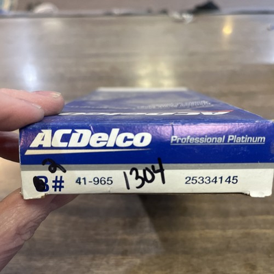 #ad 2 Ac Delco Professional Platinum Spark Plugs 41 965 $9.98