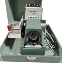 Vintage Argus 300 Watt Slide Projector With Case, 4" PROJECTOIN ANASTIGMAT LENS