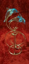 Vintage 2 Blue Dolphins Kinetic Motion Deskto...