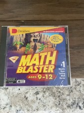 Math Blaster PC CD Rom Game Ages 9 -12 Used Tested Learning Educational