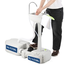 Yescom 17L Portable Camping Sink Hand Wash Stand Tank Station