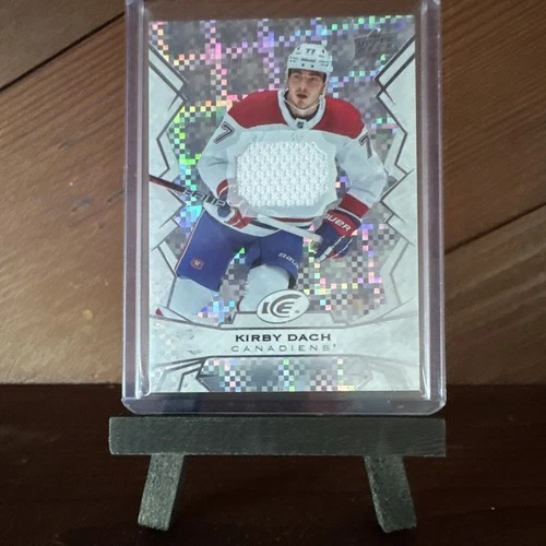 Upper Deck 2022-23 Ice Hockey Kirby Dach Canadiens Memorabilia Card #79