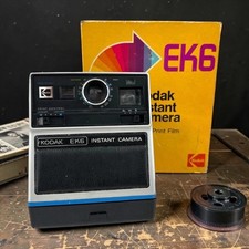 Kodak EK6 Instant Camera w/ Box Vintage 1970s USA Collectible