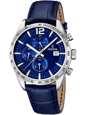 Festina F16760/3 Sport Chronograph Mens Watch 44mm 5ATM