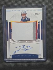 Jarrett Stidham 2019 National Treasures /25 Auto Patch Rookie RC SP Raiders