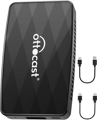 2024 OTTOCAST MX 3 in 1 Wireless CarPlay adapter Android Auto/AirPlay