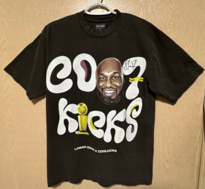 Lamar Odom x Cool Kicks autographed Tshirt Size Small *BRAND NEW*