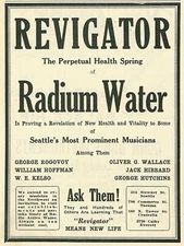 Radium Water Metal Sign Reproduction Ad Humorous Home Decor FREE SHIPPING