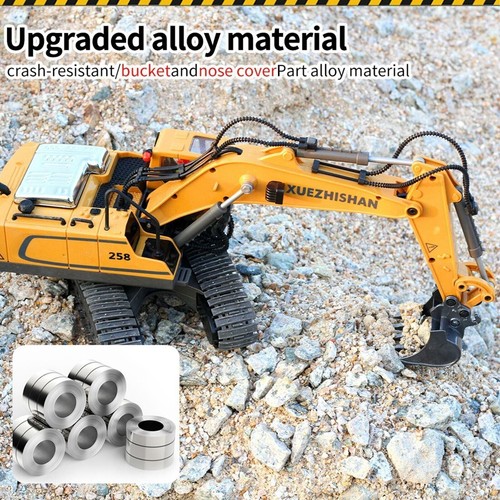 RC Digger Remote Control Excavator Construction Truck Vehicle RC Toys for Kids - Picture 17 of 24