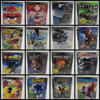 PlayStation 3 PS3 Spiele Auswahl Minecraft Lego Batman Sonic Dragonball USK 0-16