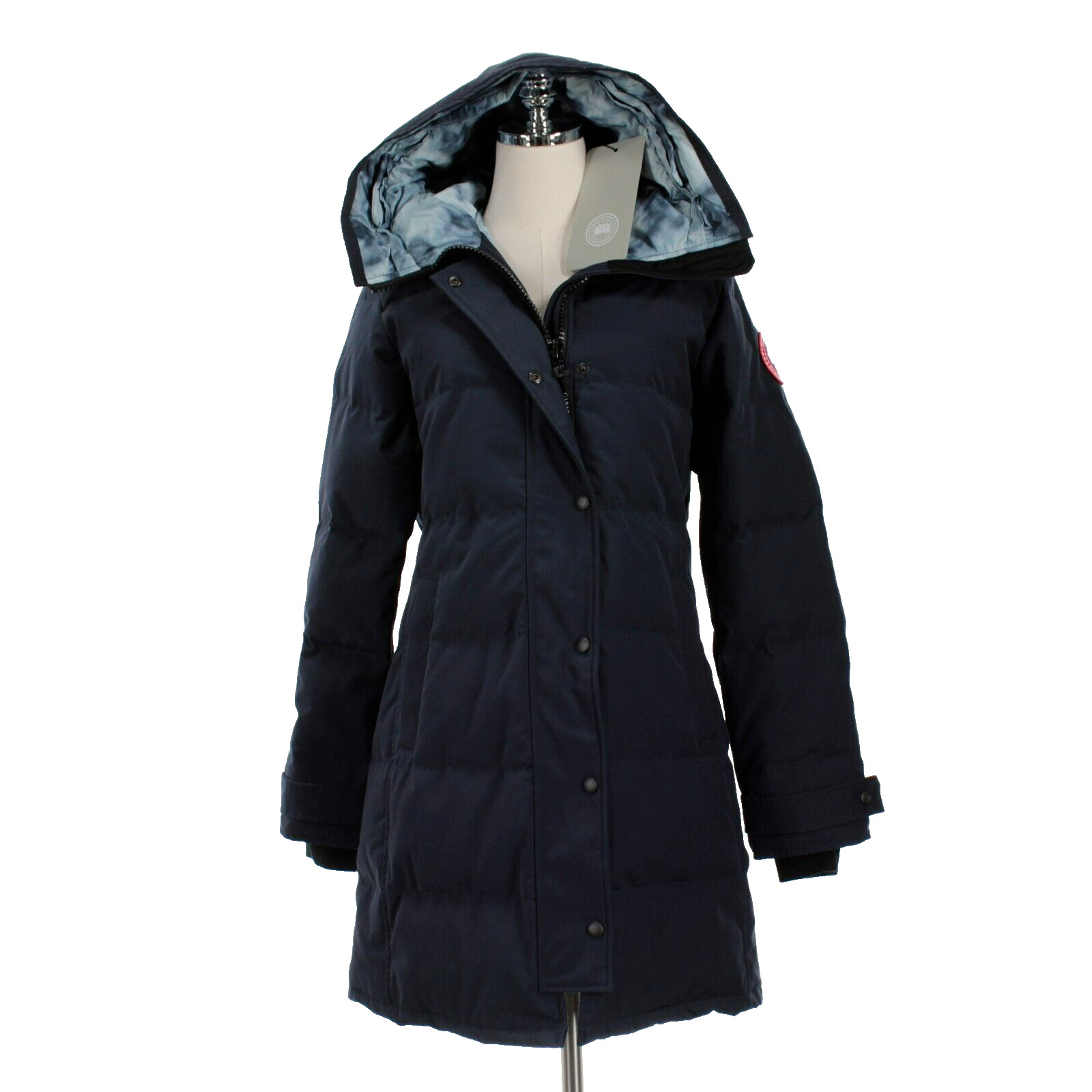 Canada Goose NWT Shelburne Parka Jacket Size Medium in Admiral Blue / Haze