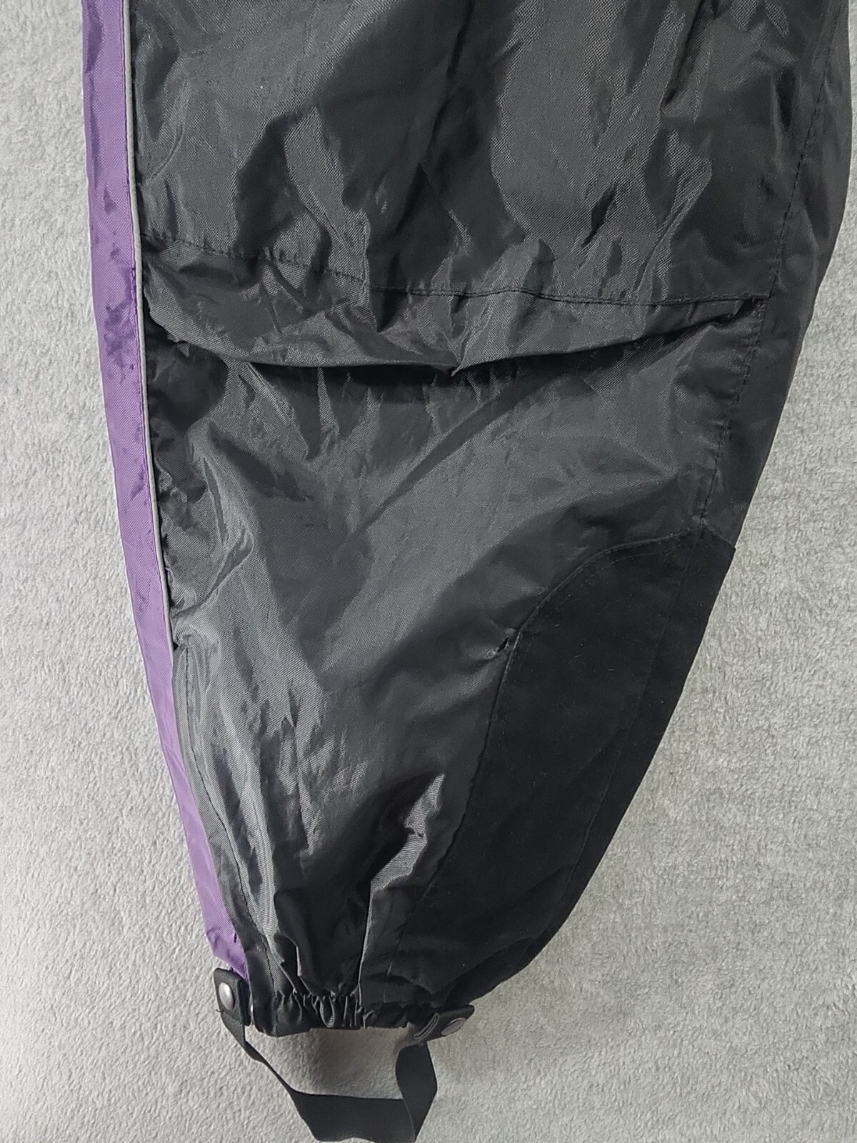 Xelement Men's XL Motorcycle Nylon Pants Black Purple Protective Riding Gear eBay