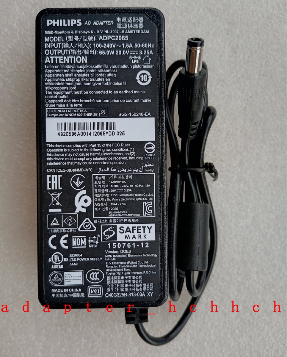 New Original Philips 288E2A 4K Ultra HD LCD monitor ADPC2065 65W