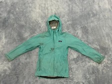 PATAGONIA TORRENTSHELL H2NO WOMENS JACKET EXTRA SMALL GREEN FULL ZIP RAIN READ 