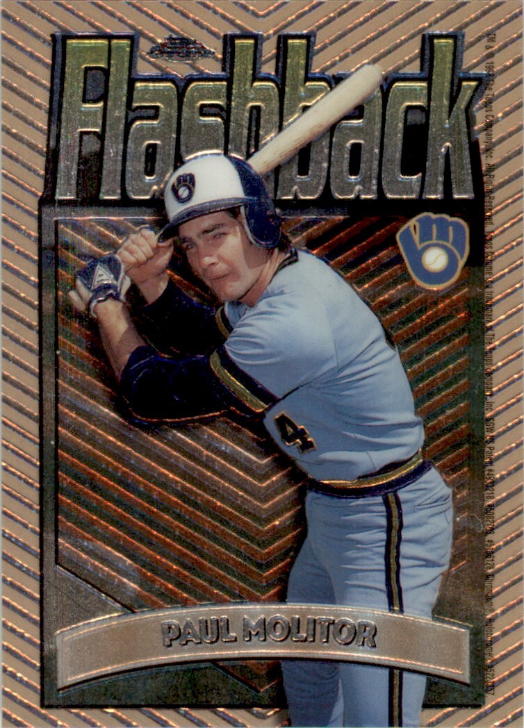 1998 Topps Chrome Flashback #FB3 Paul Molitor Brewers Twins
