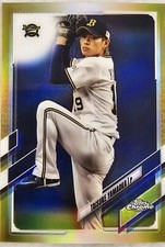 2021 Topps Chrome NPB Taisuke Yamaoka Gold /50 Buffaloes US Seller