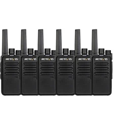 6*Retevis RT68 FRS Walkie Talkies 1200mAh 16CH Two Way Radios Warhouse/School