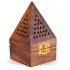 Incredible Handcrafted Pyramid shape Wooden Incense Holder/Dhoopdani Std-2 Units