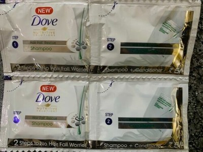 dove shampoo pouch