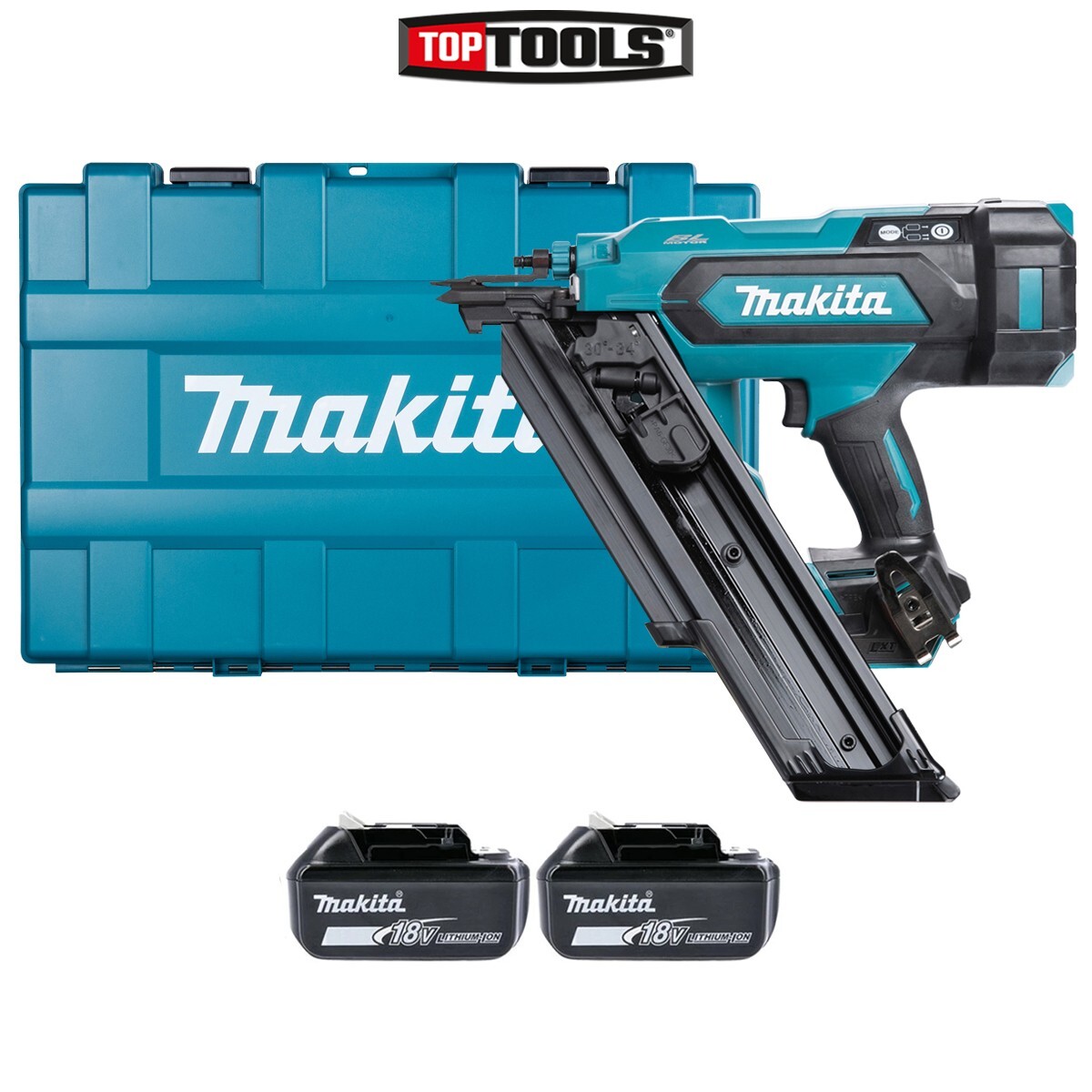 Makita DBN900ZK 18V LXT Cordless  Framing Nailer With 2 x 5.0Ah Batteries