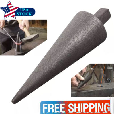 Blacksmith Anvil Mandrel Metal Forming Cone 1'' Hardy Blacksmith Anvil Forge Vise