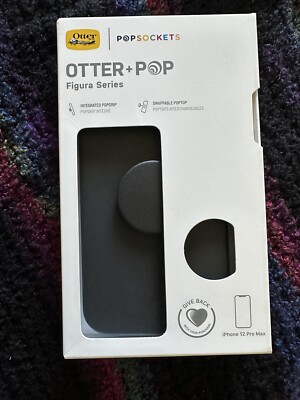 otterbox otter pop figura black case for iphone 12 pro max