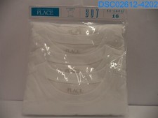 Qty 1 1 Pack of 4 : The Children's Place: Boy's XL White T-Shirts 193511673839