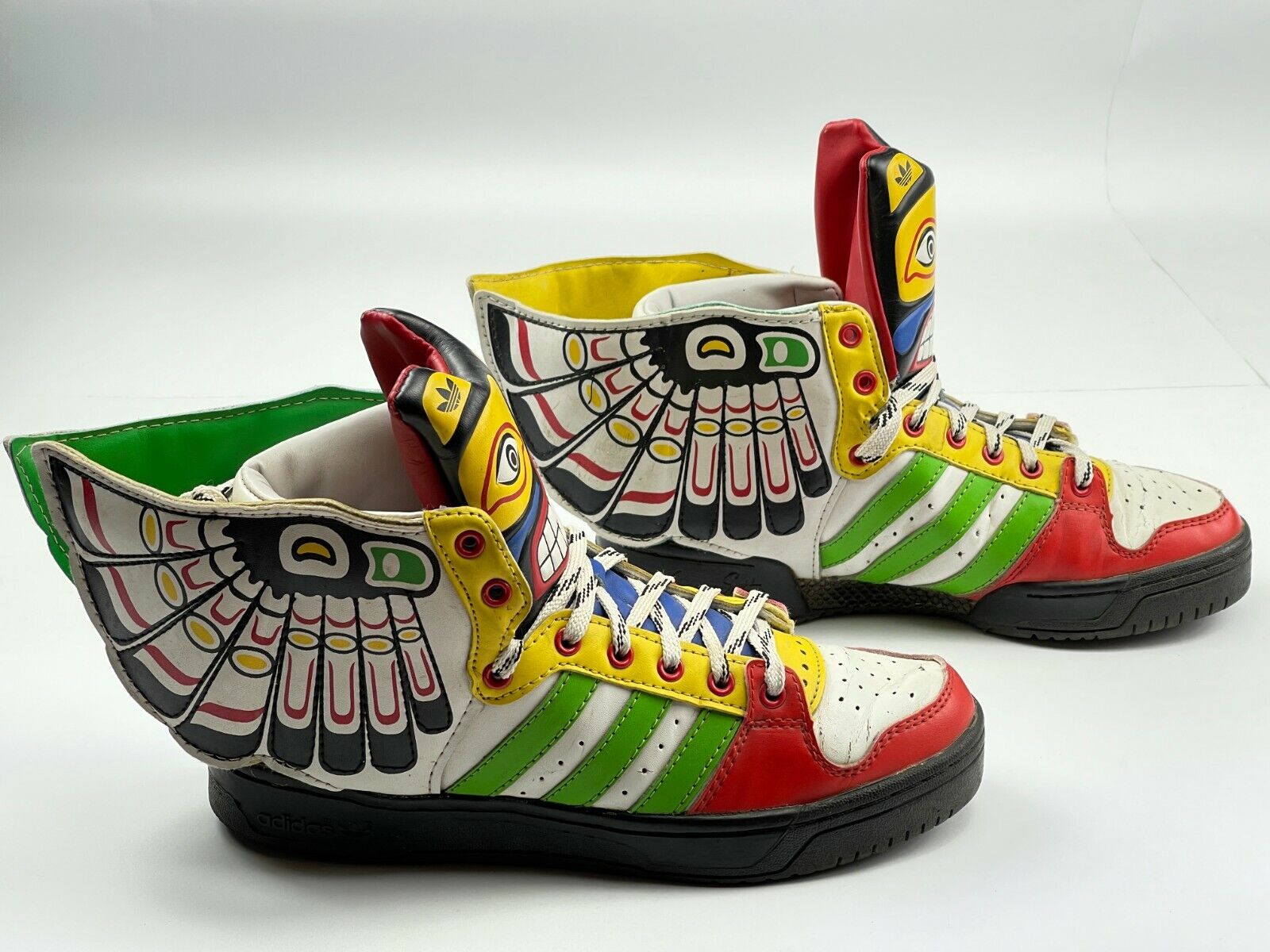 søskende Observere kalligrafi Adidas Originals Jeremy Scott Sneakers Eagle Wings 2.0 Totem Shoes Obyo  size 7,5 | eBay