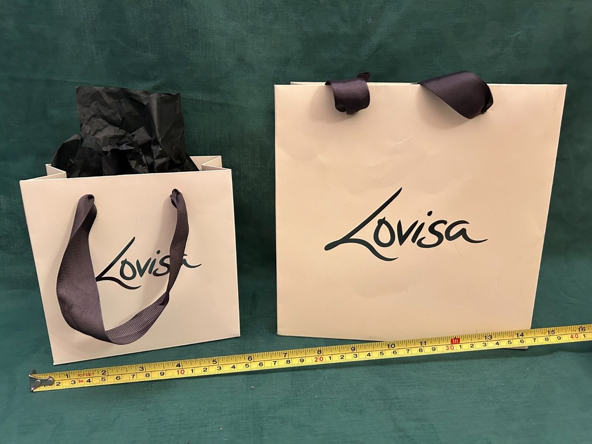 Lovisa Gift Bags 20 x 20 x 10 cms 14 x 14 x cms Brown