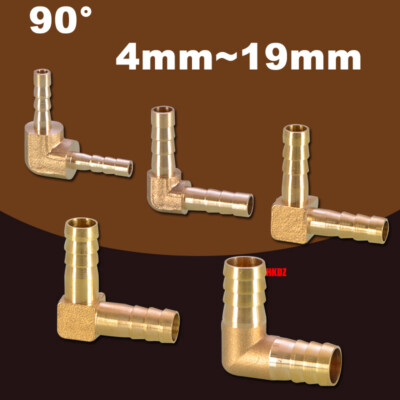 L-Schlauchverbinder 90° – 4 Mm Durchmesser, Aus PA6 GF30, Schwarz, 1 Stück