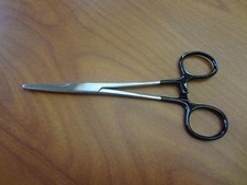Dog Cat Pet Grooming Hemostat Hair Puller 5.5" Black